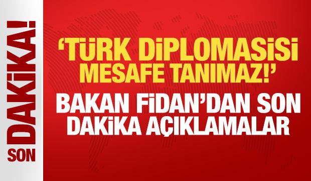 Dışişleri Bakanı Fidan: Başkalarının &ccedil;izdiği sınırlar i&ccedil;inde siyaset yapma devri kapandı