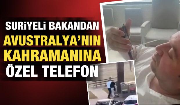 Bakan Şeybani, Suriyeli Ahmed'i telefonla arayarak ge&ccedil;miş olsun dileklerini iletti