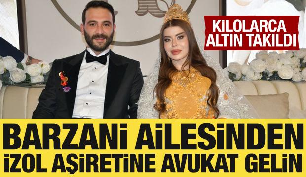 Barzani ailesinden İzol Aşiretine avukat gelin