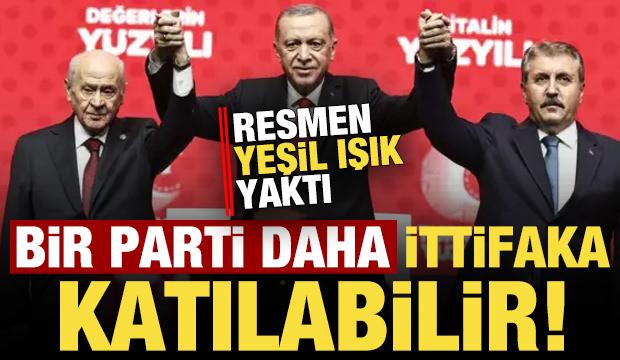 Bir parti daha ittifaka katılabilir! Resmen açıkladı...