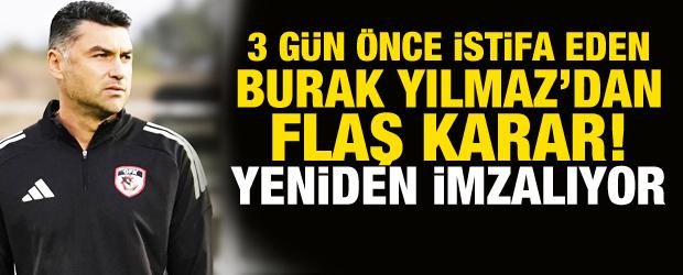 Burak Yılmaz geri d&ouml;n&uuml;yor! 3 g&uuml;n &ouml;nce istifa eden hoca yeniden imza atacak