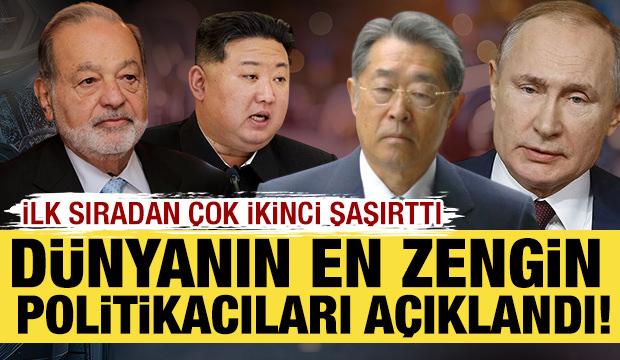 D&uuml;nyanın en zengin politikacıları a&ccedil;ıklandı! Zirvedeki ilk 2 isim hayrete d&uuml;ş&uuml;rd&uuml;...