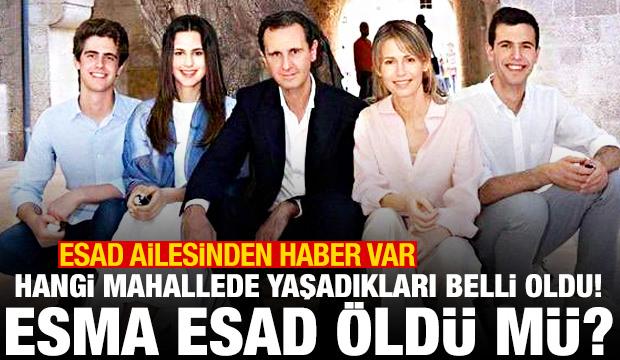 Esad ailesinden haber var: Hangi mahallede yaşadıkları ortaya &ccedil;ıktı! Esma Esad &ouml;ld&uuml; m&uuml;?