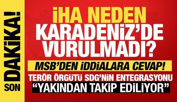 F-16'ların vurduğu İHA'ya ilişkin MSB'den a&ccedil;ıklama geldi! İddialara net cevap