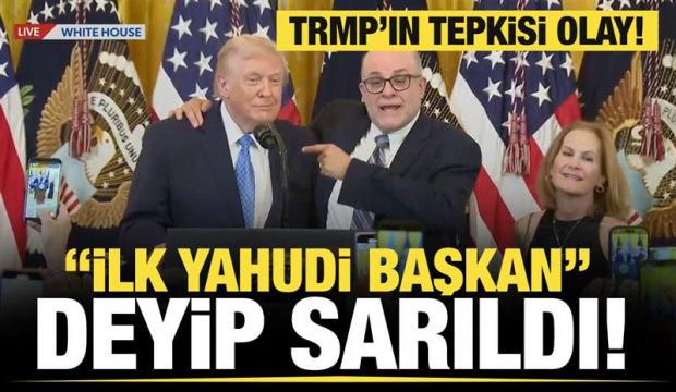 Fox News Sunucusu Levin, Trump'a sarılarak: İlk Yahudi Başkan" ilan etti