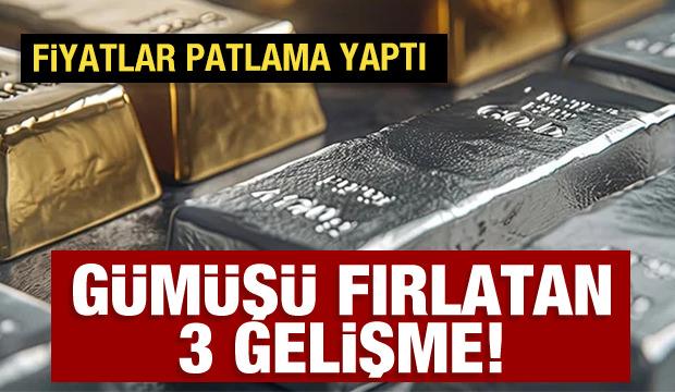 G&uuml;m&uuml;ş fiyatlarını fırlatan 3 gelişme! Kapış kapış satın aldılar 