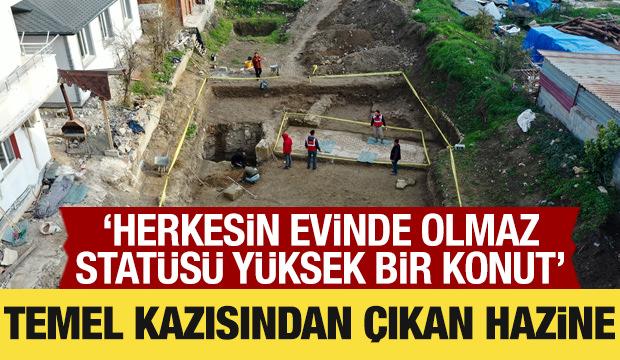Hatay'da temel kazısında Ge&ccedil; Antik &Ccedil;ağ'a ait mozaik bulundu