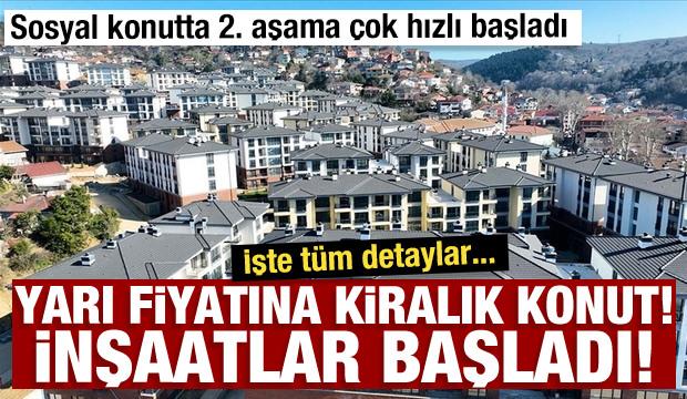 İstanbul'da ucuz kiralık konut inşaatları başladı!