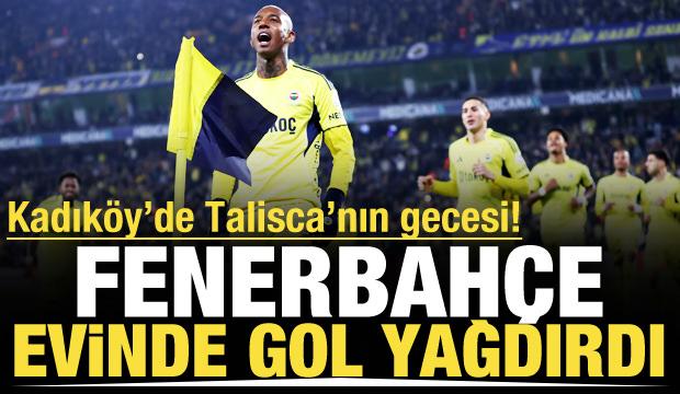 Kadık&ouml;y'de Talisca parladı! Fenerbah&ccedil;e rakibine gol yağdırdı