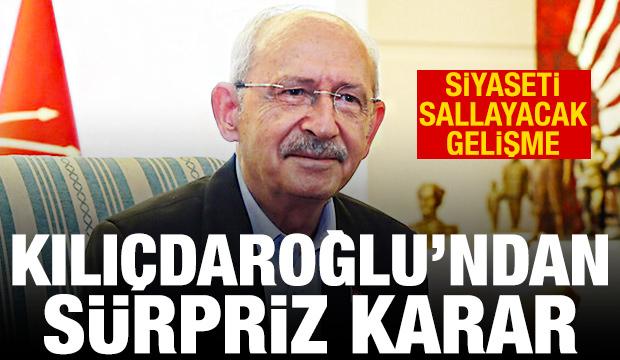 Kılı&ccedil;daroğlu'ndan s&uuml;rpriz karar! Siyaseti sallayacak gelişme