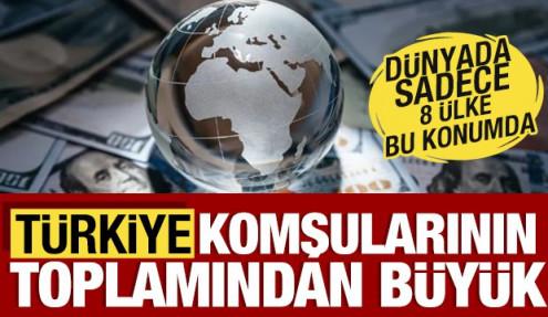 Komşularının toplamından daha b&uuml;y&uuml;k ekonomiye sahip &uuml;lkeler belli oldu