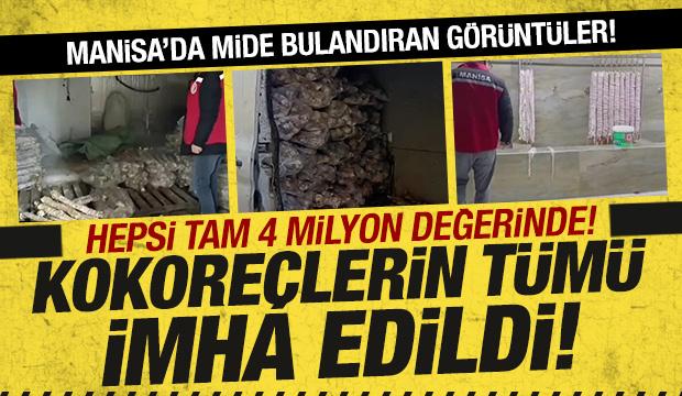 Manisa'da mide bulandıran g&ouml;r&uuml;nt&uuml;ler! Değeri 4 milyon değerinde!