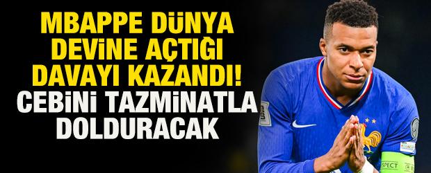 Mbappe, d&uuml;nya devine a&ccedil;tığı davayı kazandı: 61 milyon euro tazminat alacak