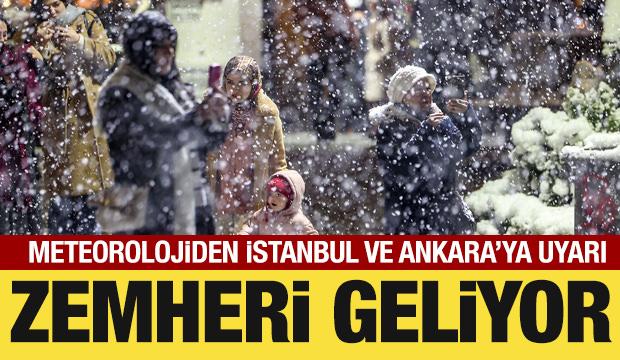 Meteorolojiden İstanbul ve Ankara'ya uyarı: Zemheri geliyor