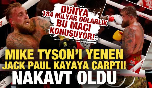 Mike Tyson'ı yenen Jack Paul d&uuml;nyanın konuştuğu ma&ccedil;ta nakavt oldu! Milyonlarca dolar &ouml;d&uuml;l