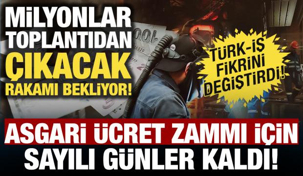 Milyonlar &ccedil;ıkacak rakamı bekliyor! T&Uuml;RK-İŞ fikrini değiştirdi