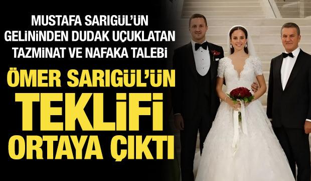 Mustafa Sarıg&uuml;l'&uuml;n gelininden rekor tazminat ve nafaka talebi