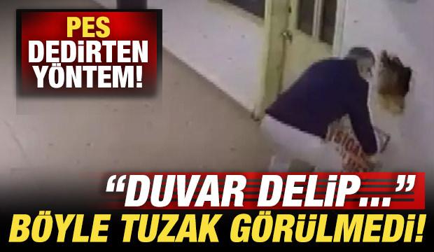 Ofis kiralayıp, duvarı deldiler: 40 bin dolarlık saati &ccedil;aldılar