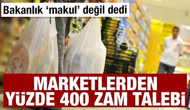  Marketlerden y&uuml;zde 400 zam talebi: Poşet &uuml;cretleri zamlanacak mı?