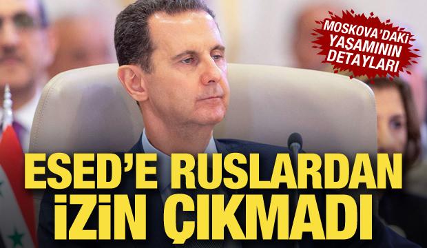 Ruslardan izin çıkmadı! Esed'in Moskova'daki yaşamı