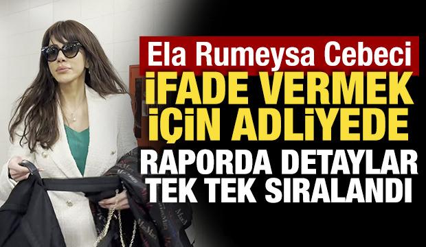Son Dakika: Ela Rumeysa Cebeci ifade vermek i&ccedil;in adliyeye geldi