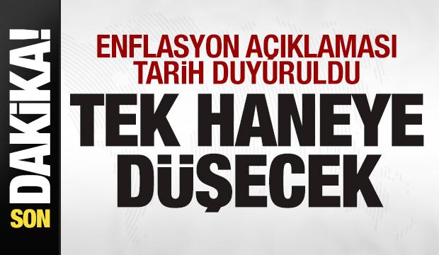 Son dakika enflasyon a&ccedil;ıklaması! Tarih duyuruldu! Tek haneye d&uuml;şecek
