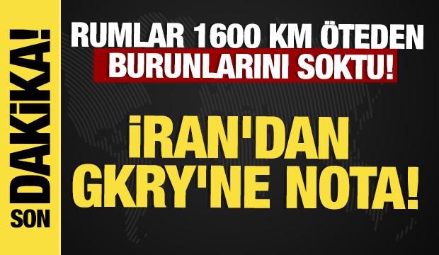 Son dakika.. İran'dan G&uuml;ney Kıbrıs Rum Y&ouml;netimi&rsquo;ne nota! B&uuml;y&uuml;kel&ccedil;iyi Bakanlığa &ccedil;ağırdı