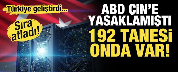 S&uuml;per bilgisayar ARF sıra atladı: ABD'nin &Ccedil;in'e yasakladığı 192 yapay zeka &ccedil;ipi onda!