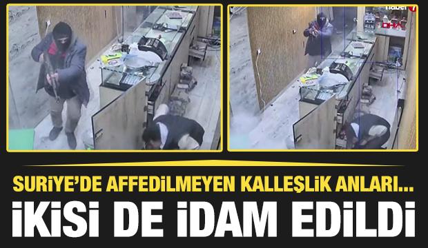 Suriye'de affedilmeyen kalleşlik anları.... 2'si de idam edildi