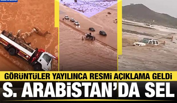 Suudi Arabistan şiddetli yağışlara teslim oldu