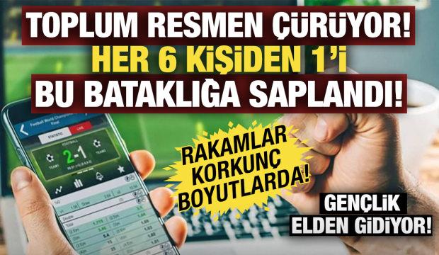 Toplum resmen &ccedil;&uuml;r&uuml;yor! Her 6 kişiden biri bu bataklığa saplandı!