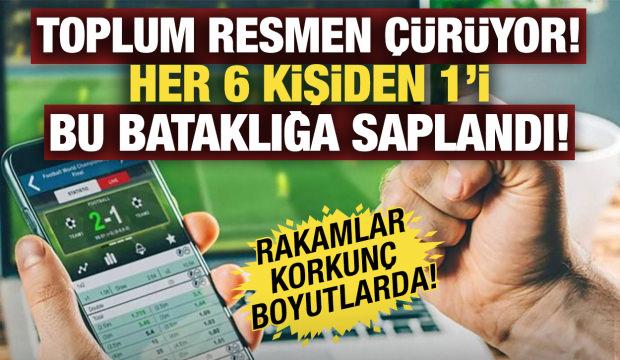 Toplum resmen &ccedil;&uuml;r&uuml;yor! Her 6 kişiden biri bu bataklığa saplandı!