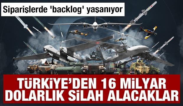 T&uuml;rkiye'den 16 milyar dolarlık silah alacaklar: Siparişlerde 'backlog' yaşanıyor