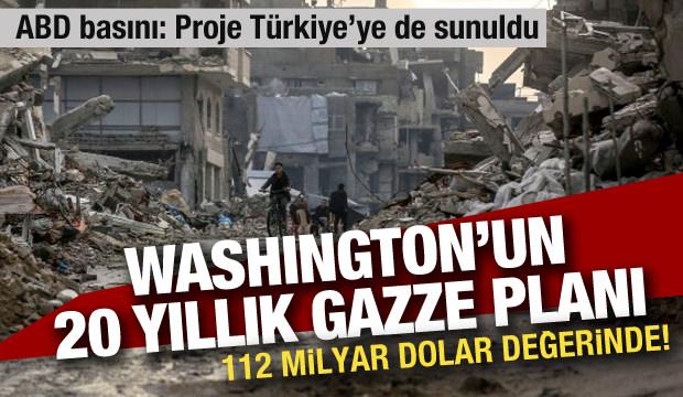 Washington'un 20 yıllık Gazze planı! ABD basını: Proje, T&uuml;rkiye'ye de sunuldu!