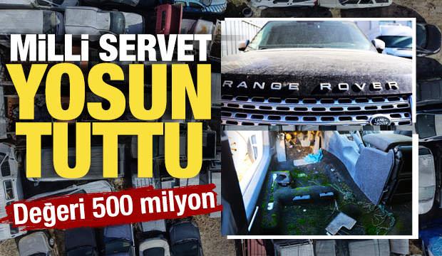Yediemin otoparkında 500 milyon TL&rsquo;lik yosun tutan ara&ccedil;lar &ccedil;&uuml;r&uuml;meye terk ediliyor