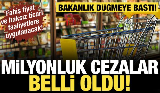 Zincir marketler ve AVM'lere k&ouml;t&uuml; haber! Milyonluk cezalar belli oldu!