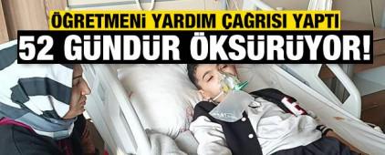 52 g&uuml;nd&uuml;r &ouml;ks&uuml;r&uuml;yor! &Ouml;ğretmeni yardım &ccedil;ağrısı yaptı