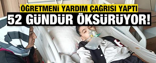 52 g&uuml;nd&uuml;r &ouml;ks&uuml;r&uuml;yor! &Ouml;ğretmeni yardım &ccedil;ağrısı yaptı