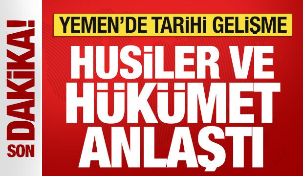 Son dakika: Yemen'de tarihi gelişme! Husiler ve h&uuml;k&uuml;met anlaşmaya vardı