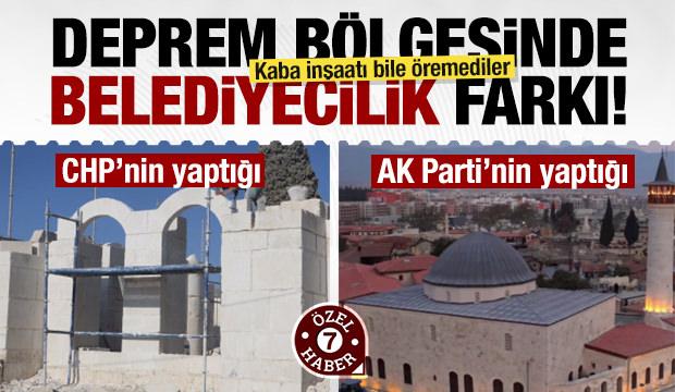 AK Parti bitirdi CHP izledi! Hatay'da 'belediye' farkı: İki yılda kubbeyi bile &ccedil;atamadılar