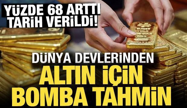 Altının onsu ilk kez 4 bin 400 dolarla rekor kırdı! Bankalar tahminlerini a&ccedil;ıkladı