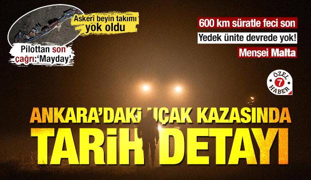 Ankara'daki u&ccedil;ak kazasında tarih detayı: 74 yıllık h&uuml;rriyetin yıld&ouml;n&uuml;m&uuml;nde d&uuml;şt&uuml;ler