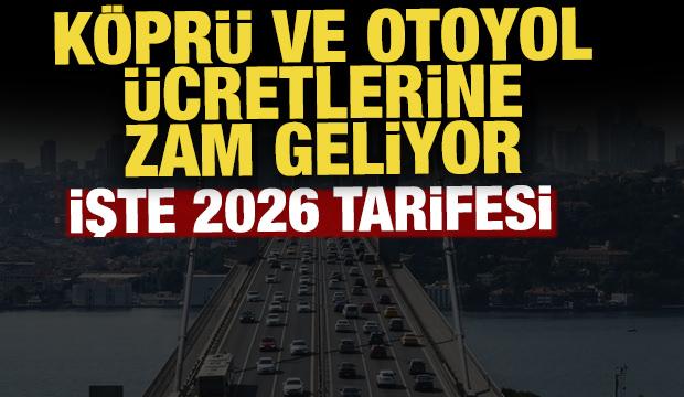 Bakan Uraloğlu a&ccedil;ıkladı: K&ouml;pr&uuml; ve otoyol &uuml;cretlerine zam oranı belli oldu