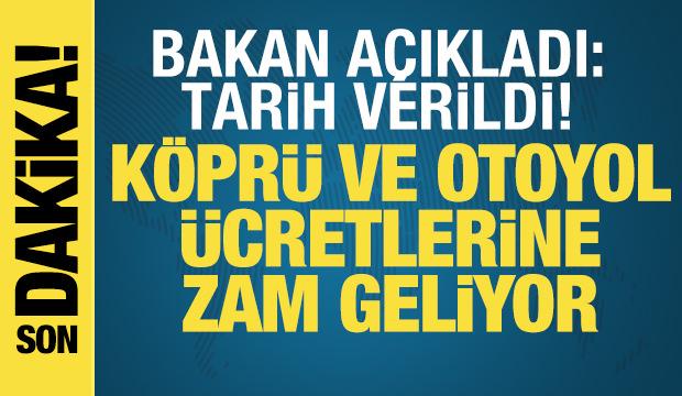 Bakan Uraloğlu: K&ouml;pr&uuml; ve otoyol &uuml;cretleri yeniden değerleme oranında artacak