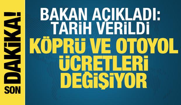 Bakan Uraloğlu: K&ouml;pr&uuml; ve otoyol &uuml;cretleri yeniden değerleme oranında artacak