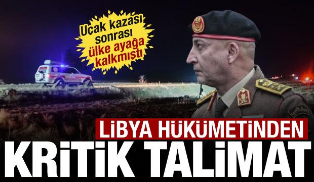 Başbakan talimat verdi! Ankara'daki u&ccedil;ak kazası sonrası Libya'dan dikkat &ccedil;eken adım