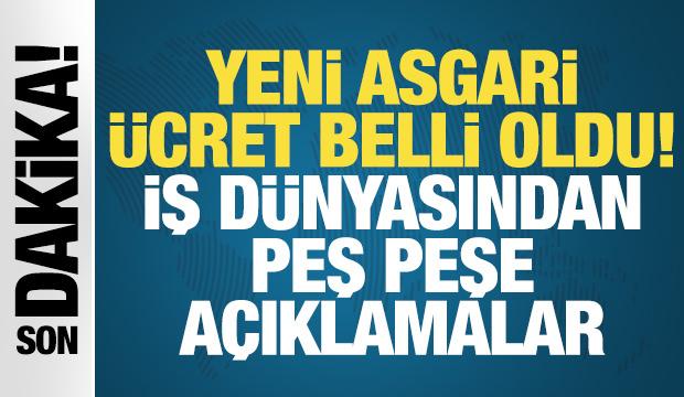 2026 yılı asgari &uuml;creti belli oldu! İş d&uuml;nyasından ilk tepkiler! Peş peşe a&ccedil;ıkladılar...
