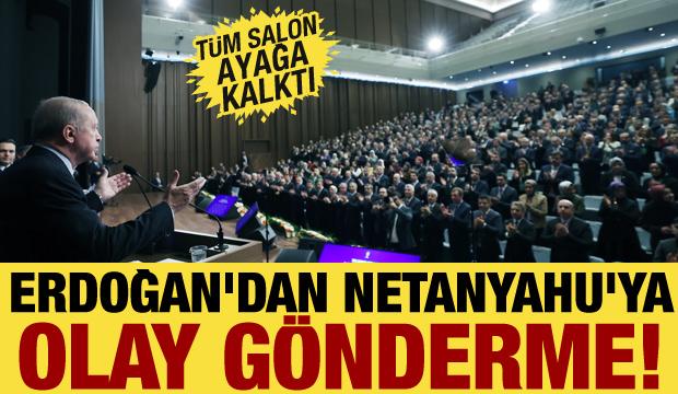 Cumhurbaşkanı Erdoğan'dan Netenyahu'ya "teneke tıngırtısı" g&ouml;ndermesi