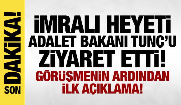 DEM heyeti, Adalet Bakanı Tun&ccedil;'u ziyaret etti!