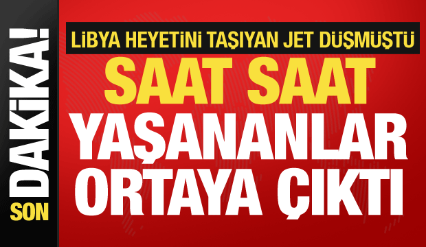 D&uuml;şen Libya u&ccedil;ağında saat saat ne oldu? Bakan Uraloğlu'ndan son dakika paylaşımı!